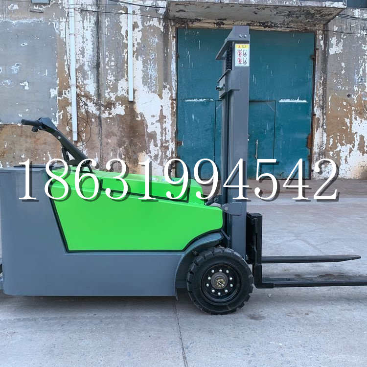 义马市小型电动叉车1吨2吨步行站驾式电瓶堆高充电装卸车液压升降车铲车